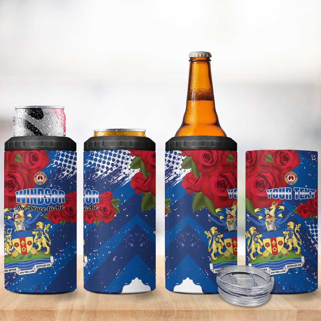 Personalised Windsor 4 in 1 Can Cooler Tumbler The City of Roses