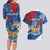Personalised Windsor Couples Matching Long Sleeve Bodycon Dress and Hawaiian Shirt The City of Roses