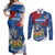 Personalised Windsor Couples Matching Off Shoulder Maxi Dress and Long Sleeve Button Shirt The City of Roses