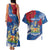 Personalised Windsor Couples Matching Tank Maxi Dress and Hawaiian Shirt The City of Roses