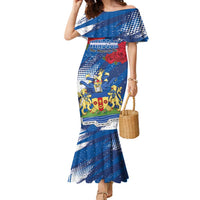 Personalised Windsor Family Matching Mermaid Dress and Hawaiian Shirt The City of Roses