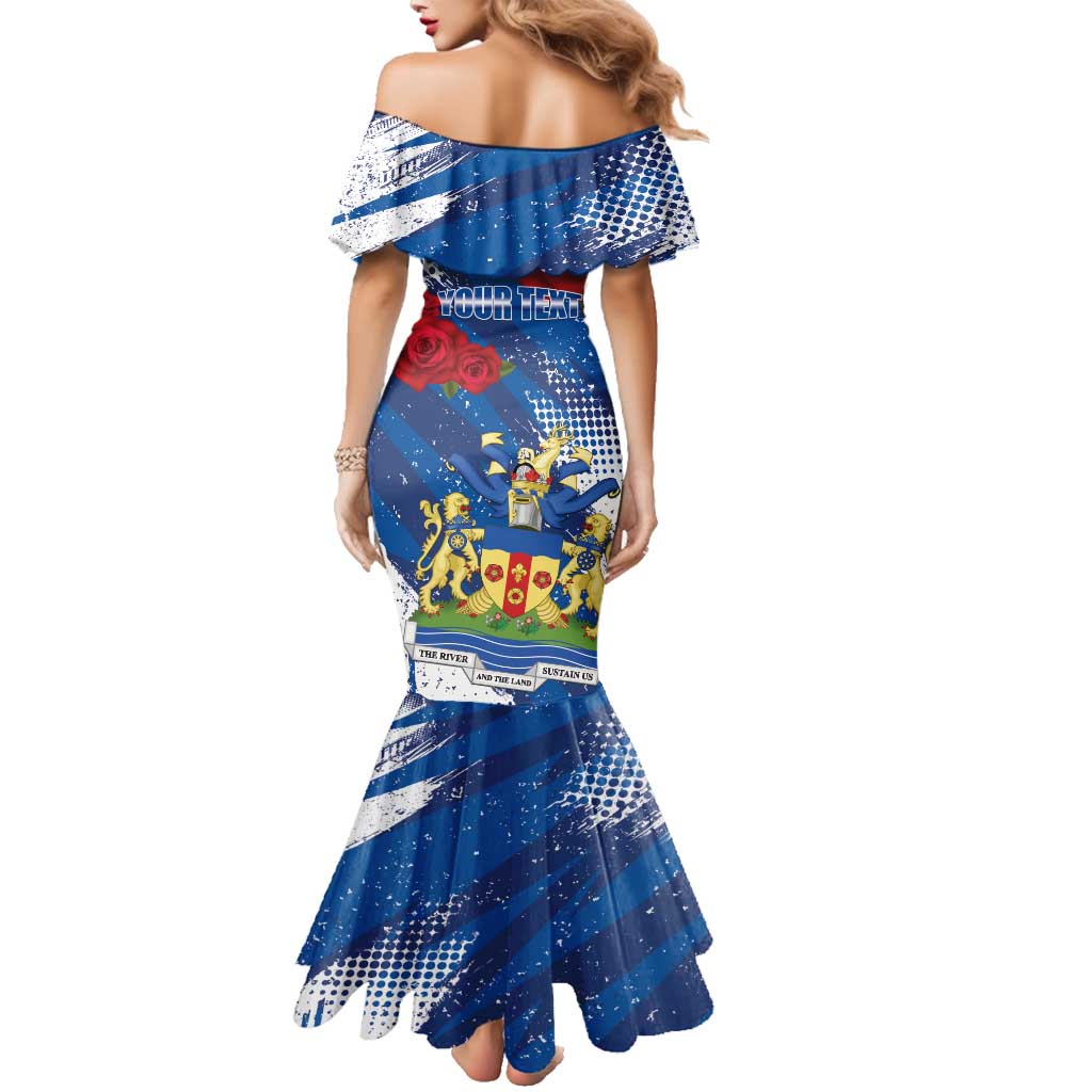 Personalised Windsor Family Matching Mermaid Dress and Hawaiian Shirt The City of Roses