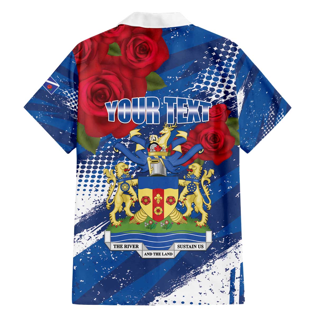 Personalised Windsor Family Matching Off The Shoulder Long Sleeve Dress and Hawaiian Shirt The City of Roses