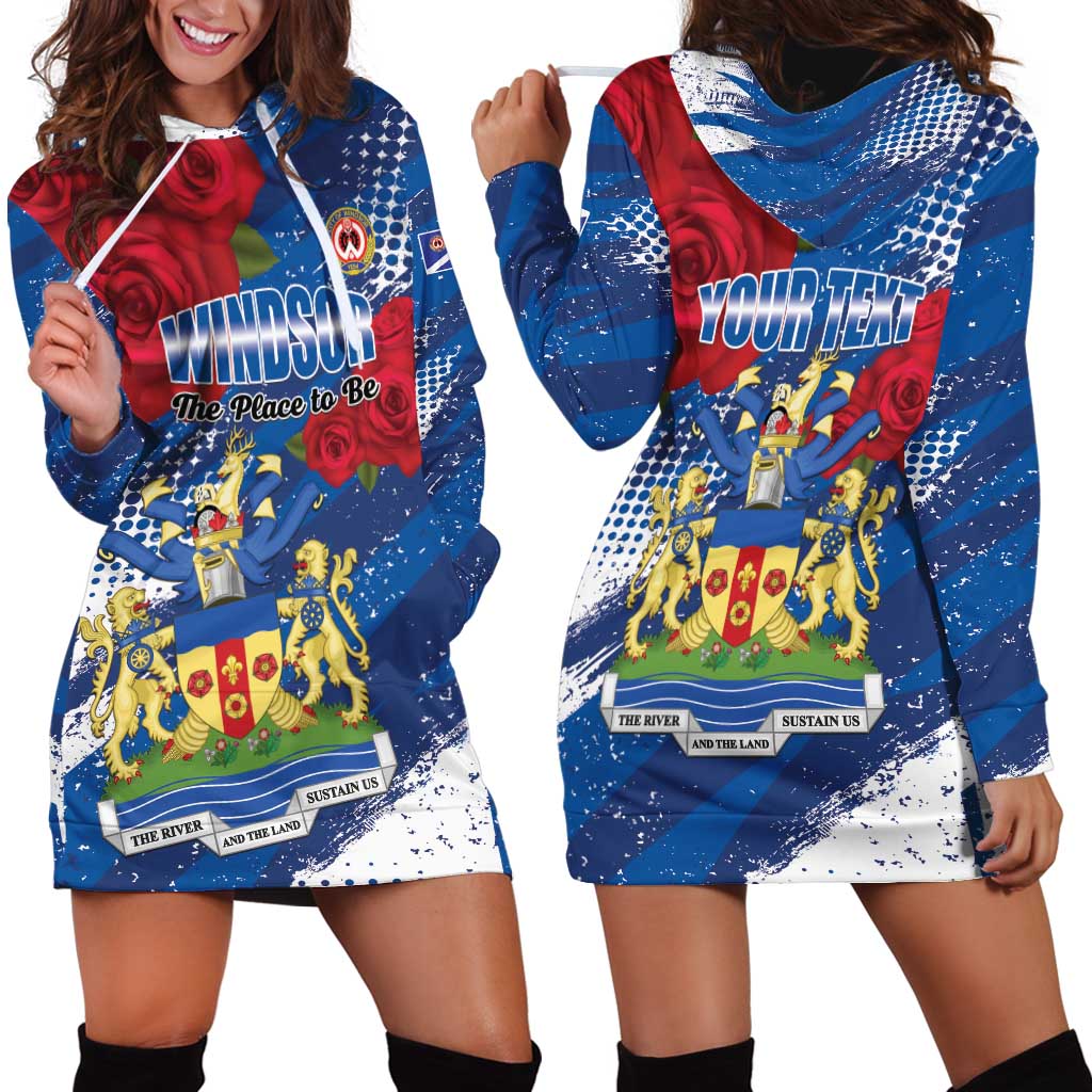 Personalised Windsor Hoodie Dress The City of Roses