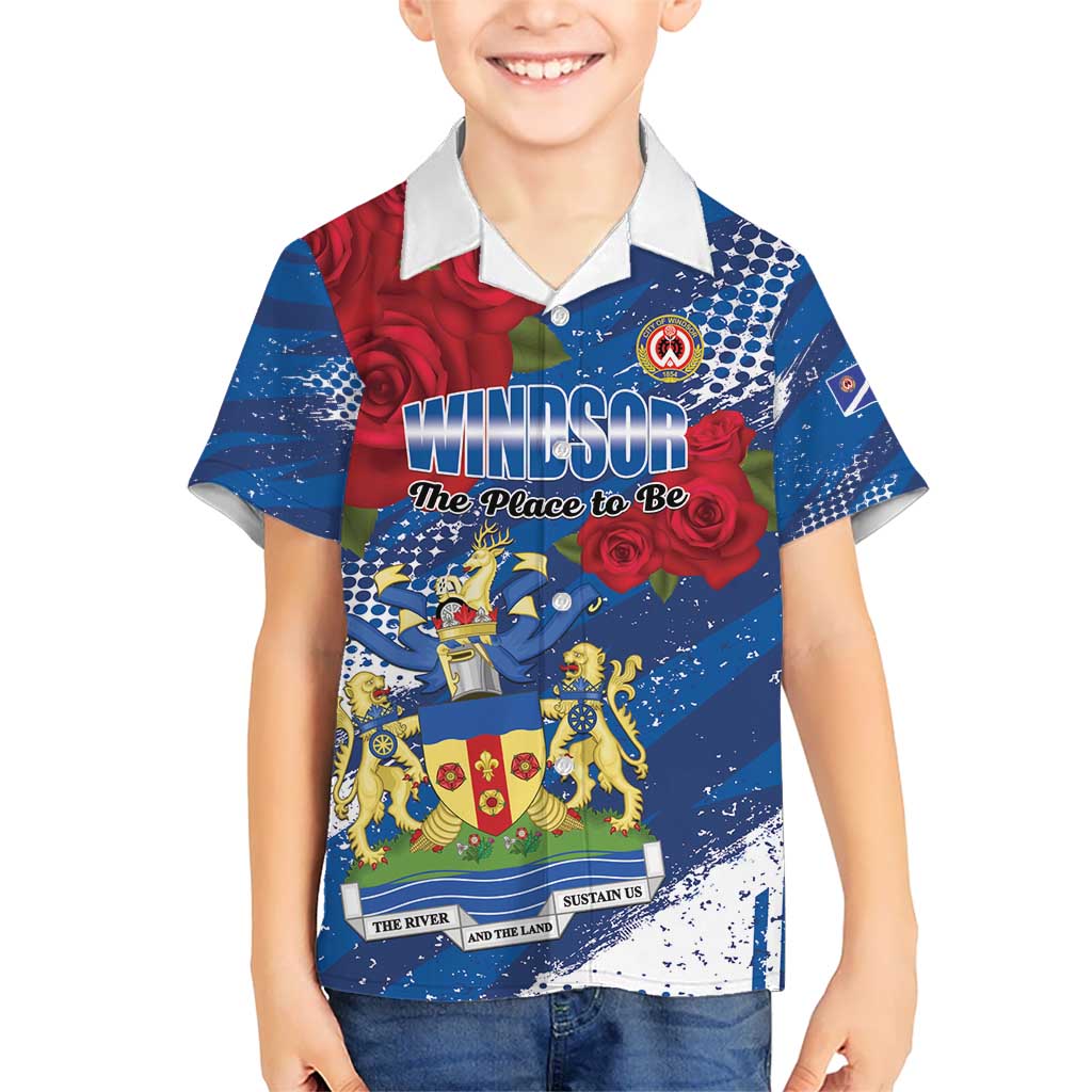Personalised Windsor Kid Hawaiian Shirt The City of Roses