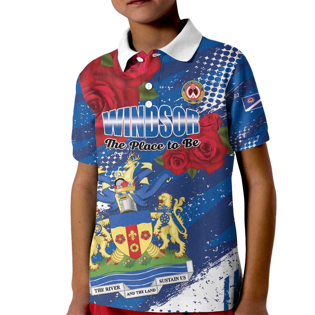 Personalised Windsor Kid Polo Shirt The City of Roses