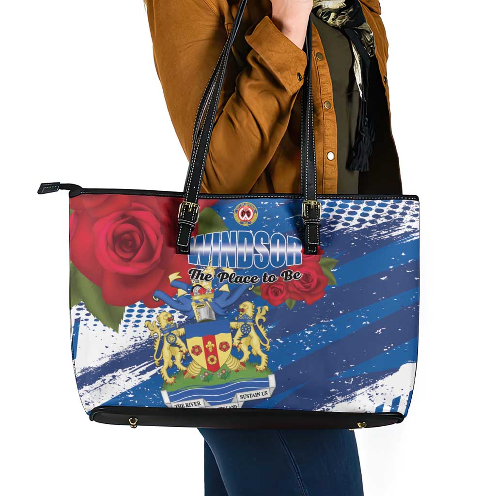 Windsor Leather Tote Bag The City of Roses