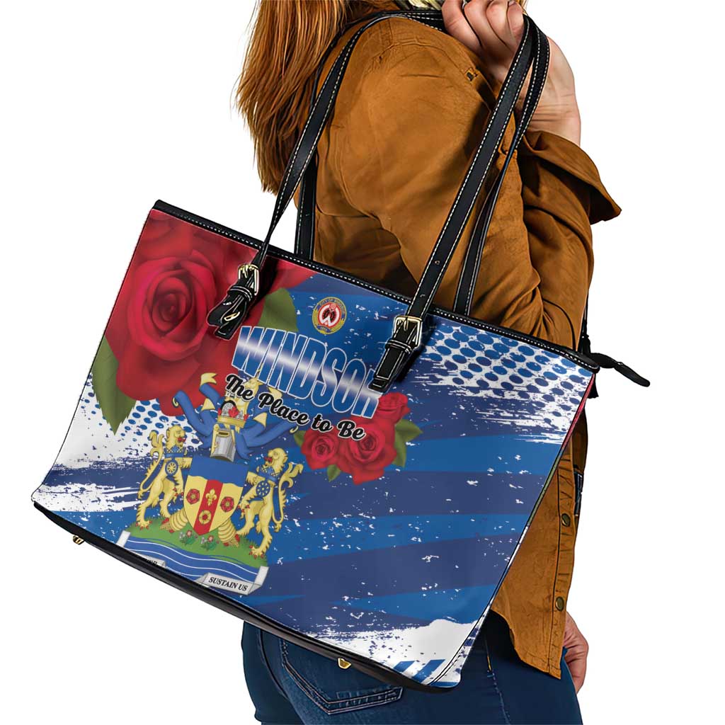 Windsor Leather Tote Bag The City of Roses