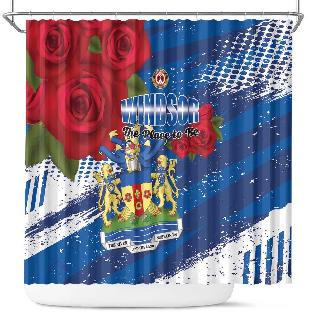 Windsor Shower Curtain The City of Roses