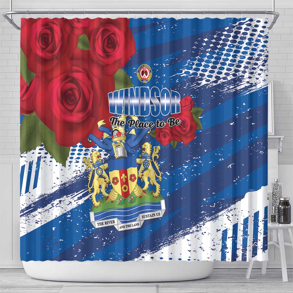 Windsor Shower Curtain The City of Roses