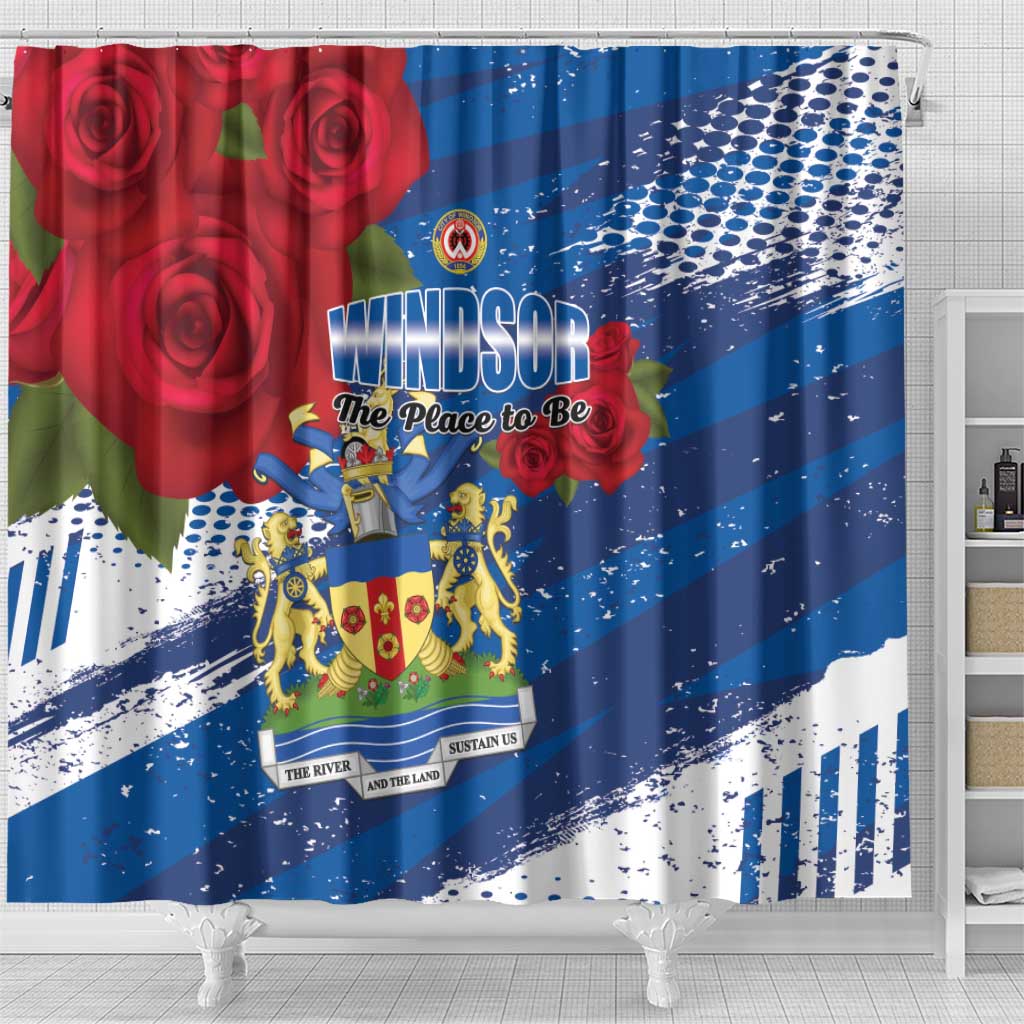 Windsor Shower Curtain The City of Roses