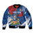 Personalised Windsor Sleeve Zip Bomber Jacket The City of Roses