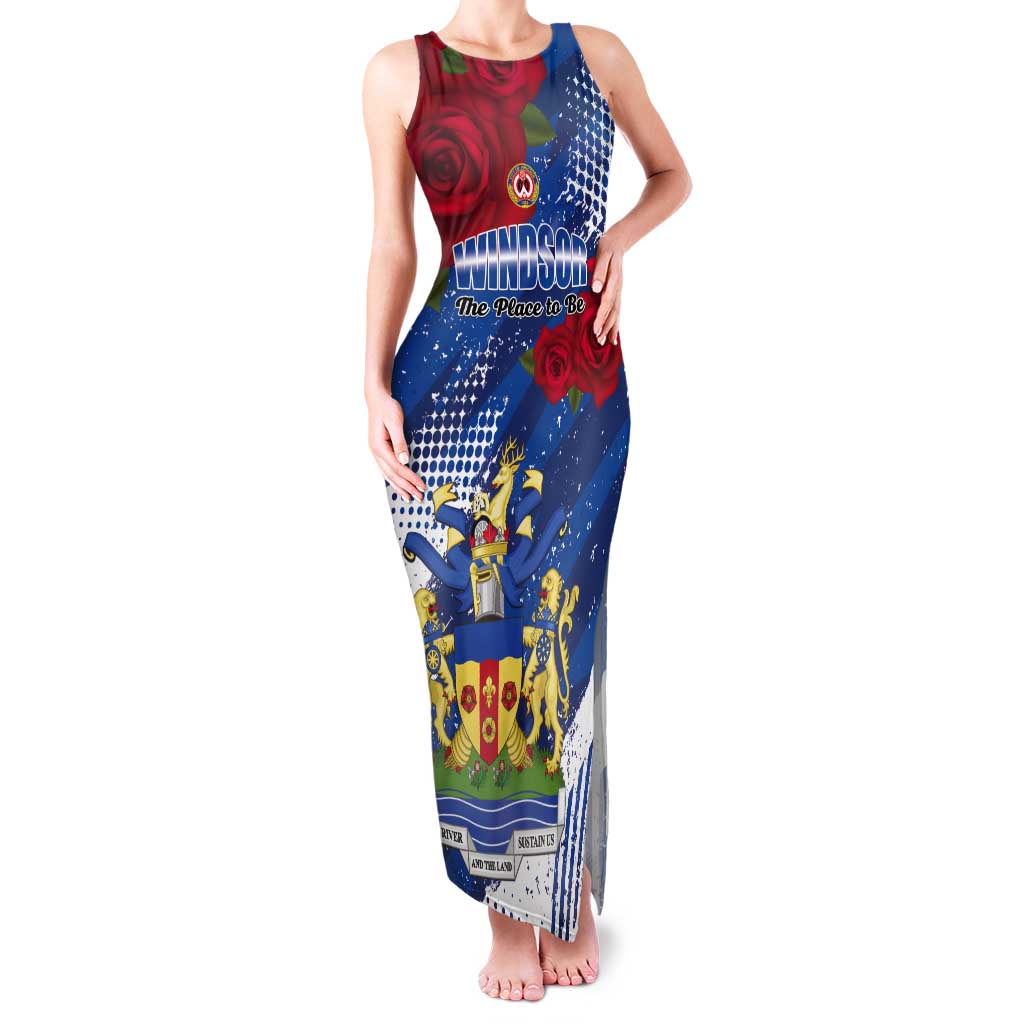 Personalised Windsor Tank Maxi Dress The City of Roses