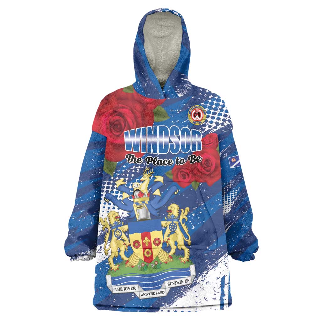 Personalised Windsor Wearable Blanket Hoodie The City of Roses