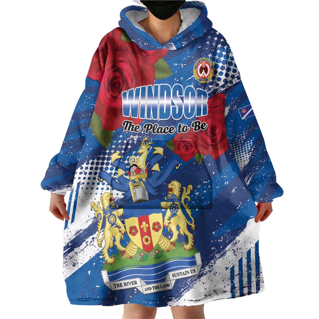 Personalised Windsor Wearable Blanket Hoodie The City of Roses