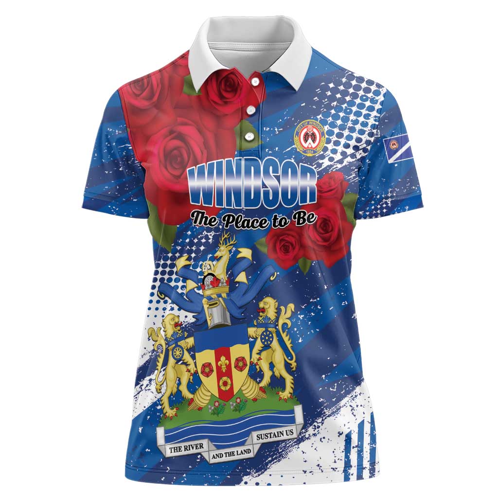 Personalised Windsor Women Polo Shirt The City of Roses