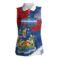 Personalised Windsor Women Sleeveless Polo Shirt The City of Roses
