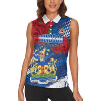 Personalised Windsor Women Sleeveless Polo Shirt The City of Roses