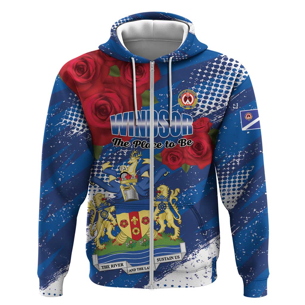 Personalised Windsor Zip Hoodie The City of Roses