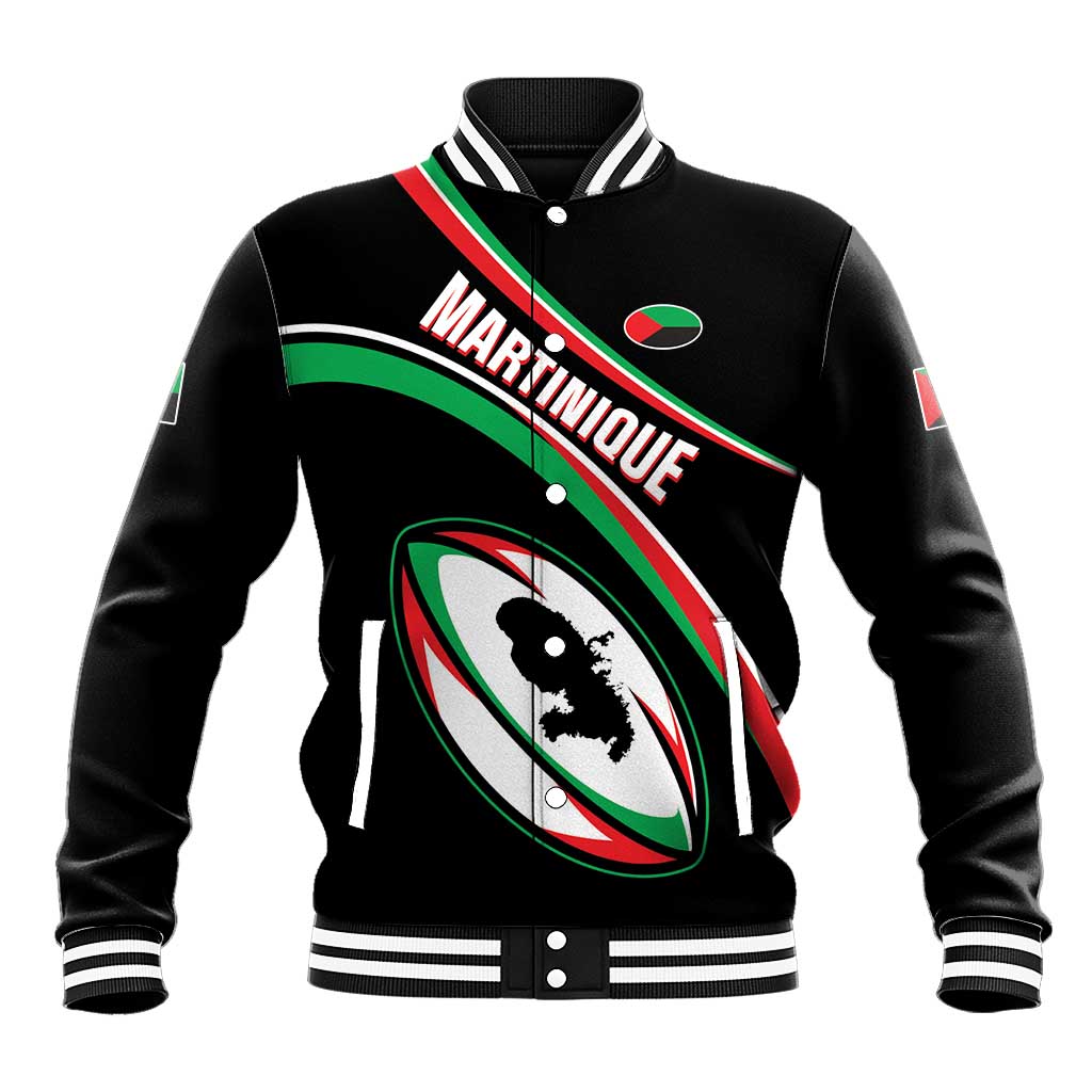 Custom Martinique Rugby Baseball Jacket Matinik Go Champions