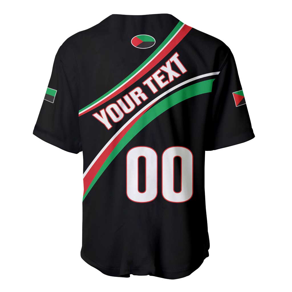 Custom Martinique Rugby Baseball Jersey Matinik Go Champions