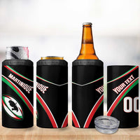 Custom Martinique Rugby 4 in 1 Can Cooler Tumbler Matinik Go Champions