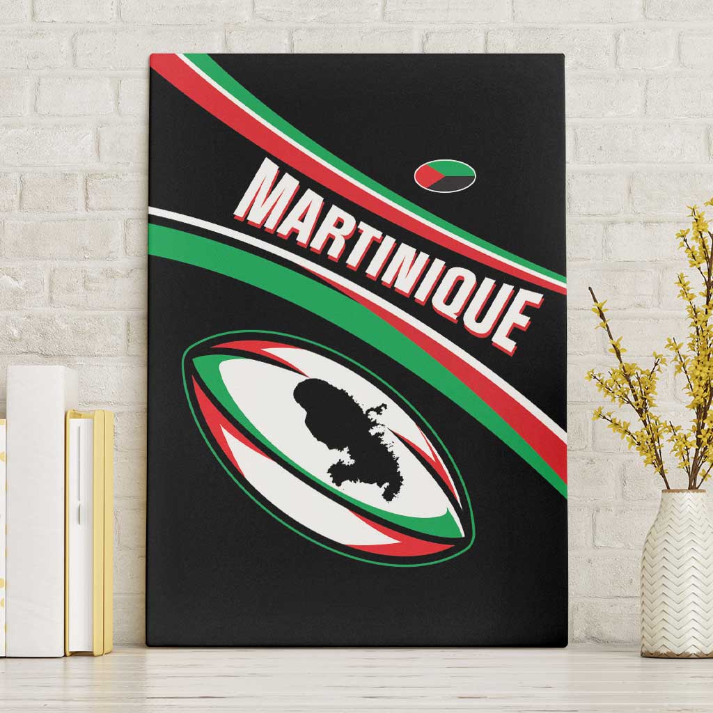 Martinique Rugby Canvas Wall Art Matinik Go Champions