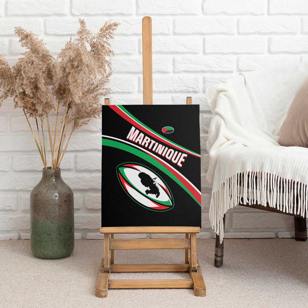 Martinique Rugby Canvas Wall Art Matinik Go Champions