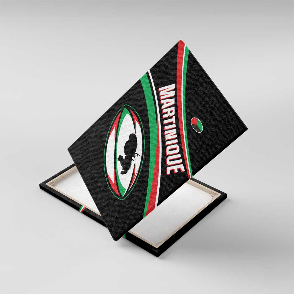 Martinique Rugby Canvas Wall Art Matinik Go Champions
