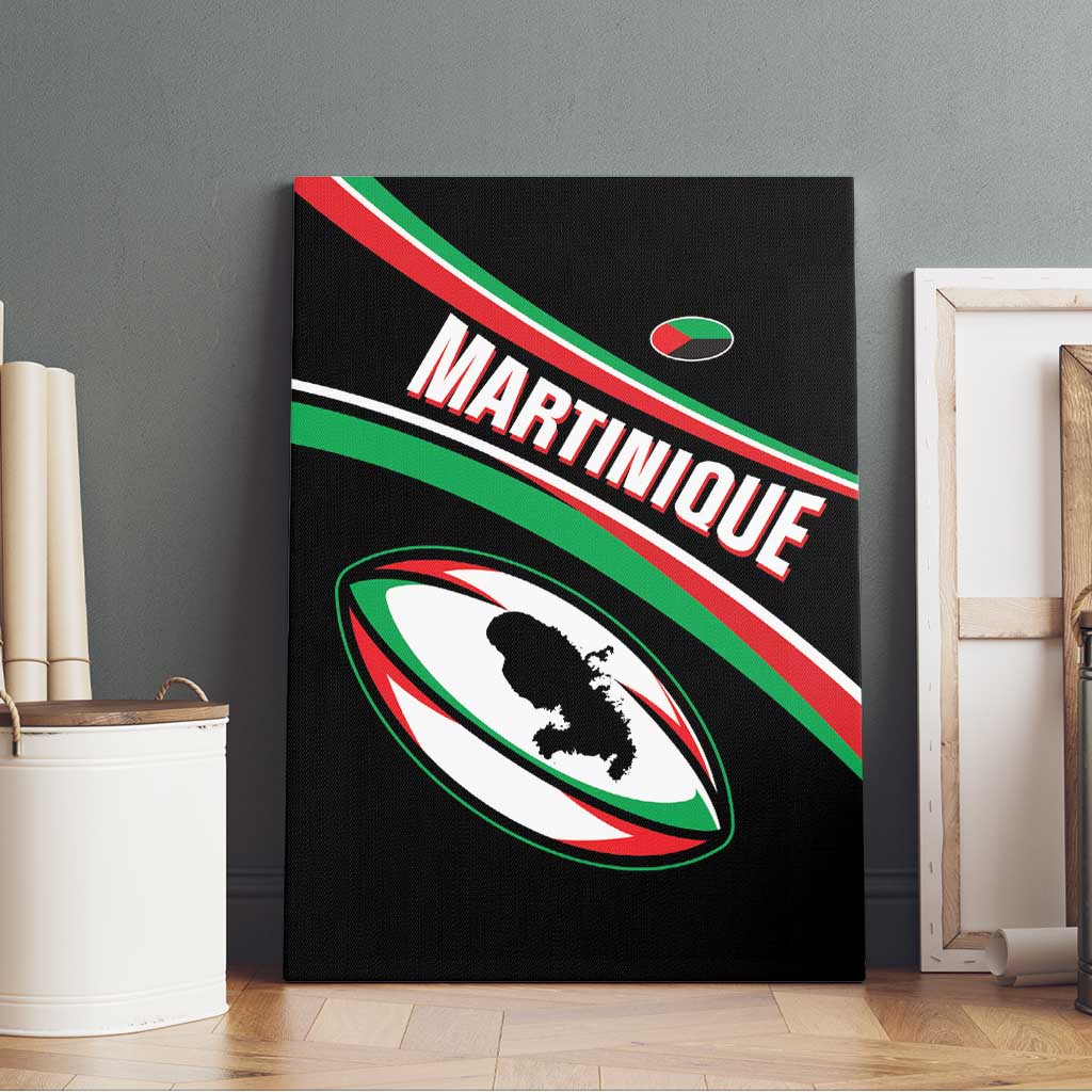 Martinique Rugby Canvas Wall Art Matinik Go Champions