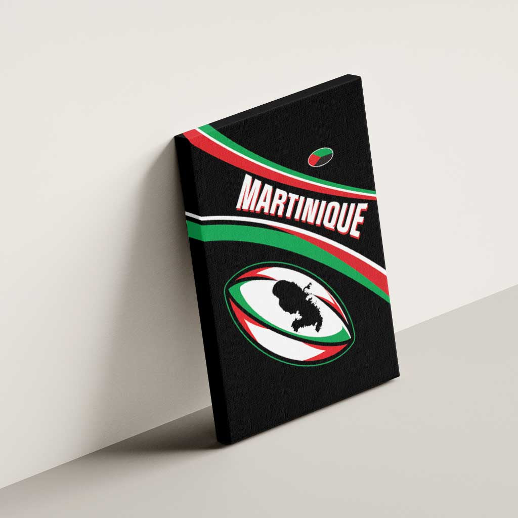 Martinique Rugby Canvas Wall Art Matinik Go Champions
