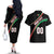 Custom Martinique Rugby Couples Matching Off The Shoulder Long Sleeve Dress and Hawaiian Shirt Matinik Go Champions