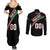 Custom Martinique Rugby Couples Matching Summer Maxi Dress and Long Sleeve Button Shirt Matinik Go Champions