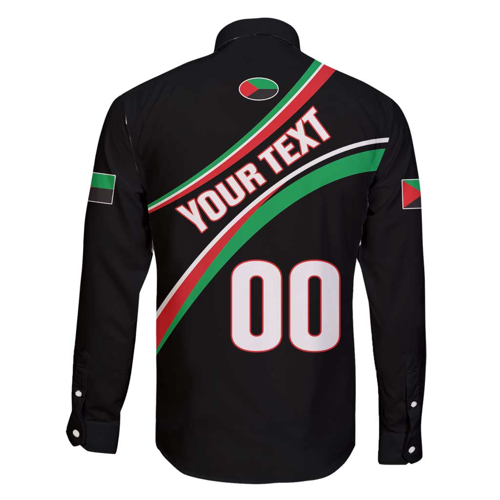 Custom Martinique Rugby Family Matching Long Sleeve Bodycon Dress and Hawaiian Shirt Matinik Go Champions