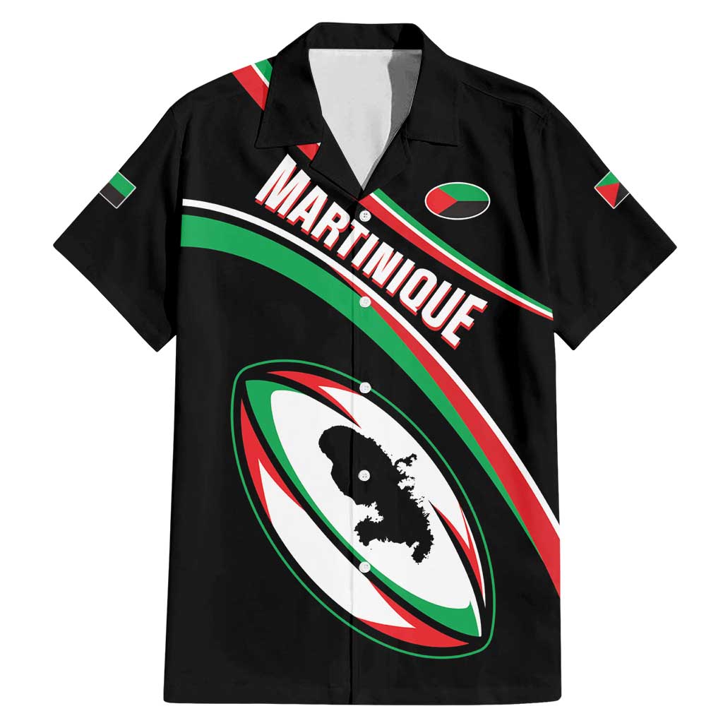 Custom Martinique Rugby Family Matching Mermaid Dress and Hawaiian Shirt Matinik Go Champions