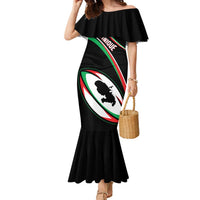 Custom Martinique Rugby Family Matching Mermaid Dress and Hawaiian Shirt Matinik Go Champions