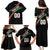 Custom Martinique Rugby Family Matching Puletasi and Hawaiian Shirt Matinik Go Champions