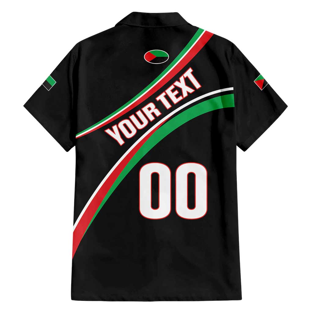 Custom Martinique Rugby Family Matching Short Sleeve Bodycon Dress and Hawaiian Shirt Matinik Go Champions