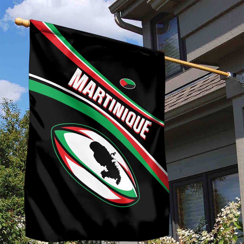 Martinique Rugby Garden Flag Matinik Go Champions