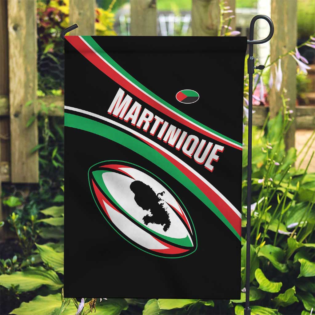 Martinique Rugby Garden Flag Matinik Go Champions