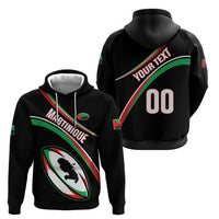 Custom Martinique Rugby Hoodie Matinik Go Champions