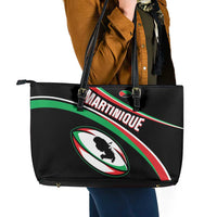 Martinique Rugby Leather Tote Bag Matinik Go Champions