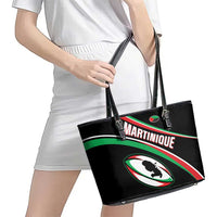 Martinique Rugby Leather Tote Bag Matinik Go Champions
