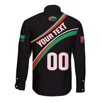 Custom Martinique Rugby Long Sleeve Button Shirt Matinik Go Champions