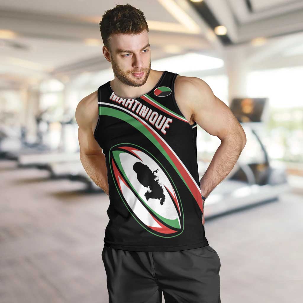 Custom Martinique Rugby Men Tank Top Matinik Go Champions