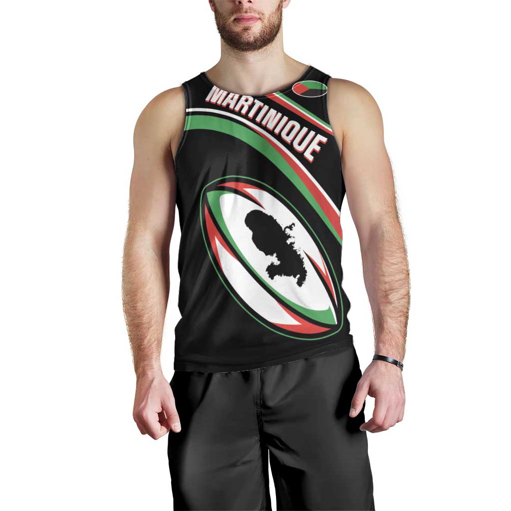 Custom Martinique Rugby Men Tank Top Matinik Go Champions