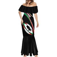 Custom Martinique Rugby Mermaid Dress Matinik Go Champions