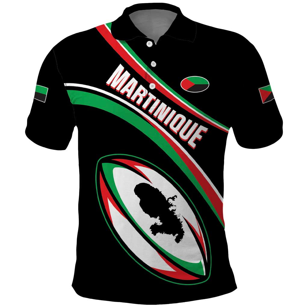 Custom Martinique Rugby Polo Shirt Matinik Go Champions