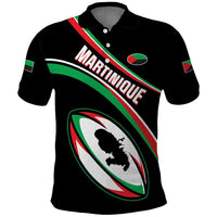 Custom Martinique Rugby Polo Shirt Matinik Go Champions