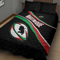 Martinique Rugby Quilt Bed Set Matinik Go Champions